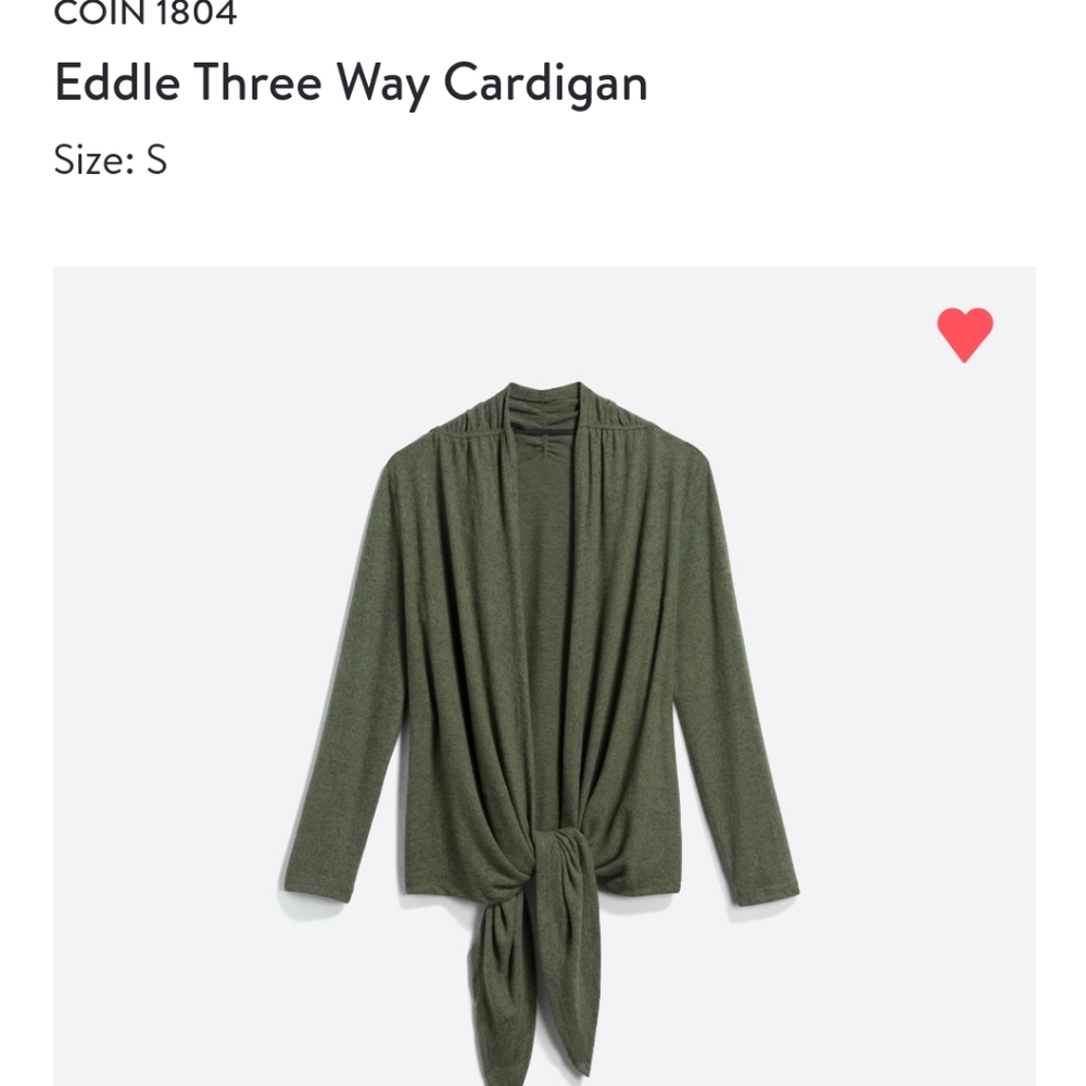 COIN 1804Eddle Three Way Cardigan